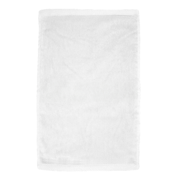 Turkish Signature Midweight White Golf Towel 12