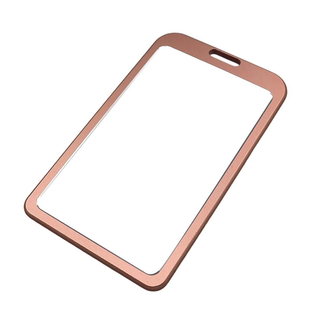 Portable Badge Holder Metal with Lanyard 10