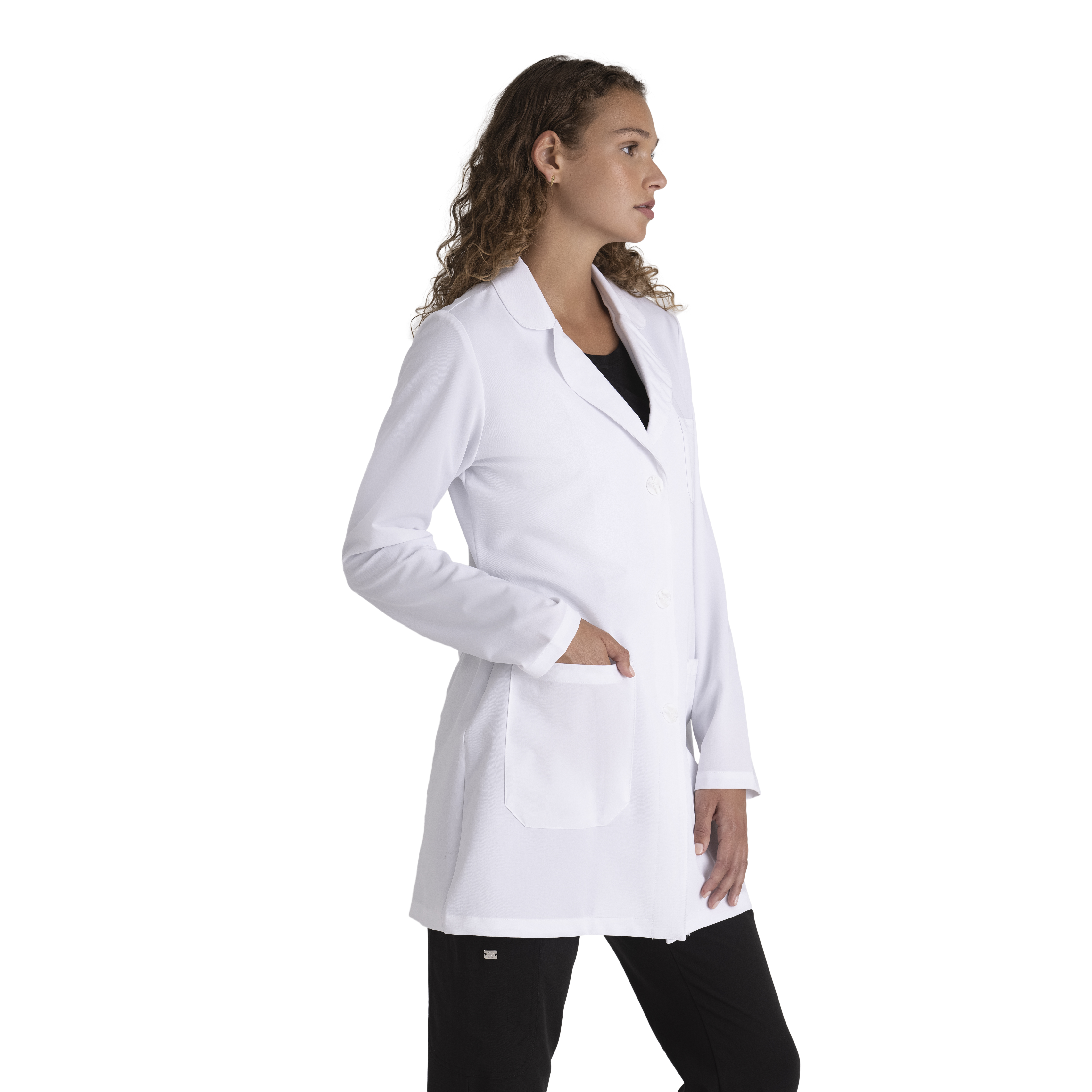 Grey's Anatomy Signature - Women's Three-Pocket 32" Mid-Length Brooke Lab Coat 3