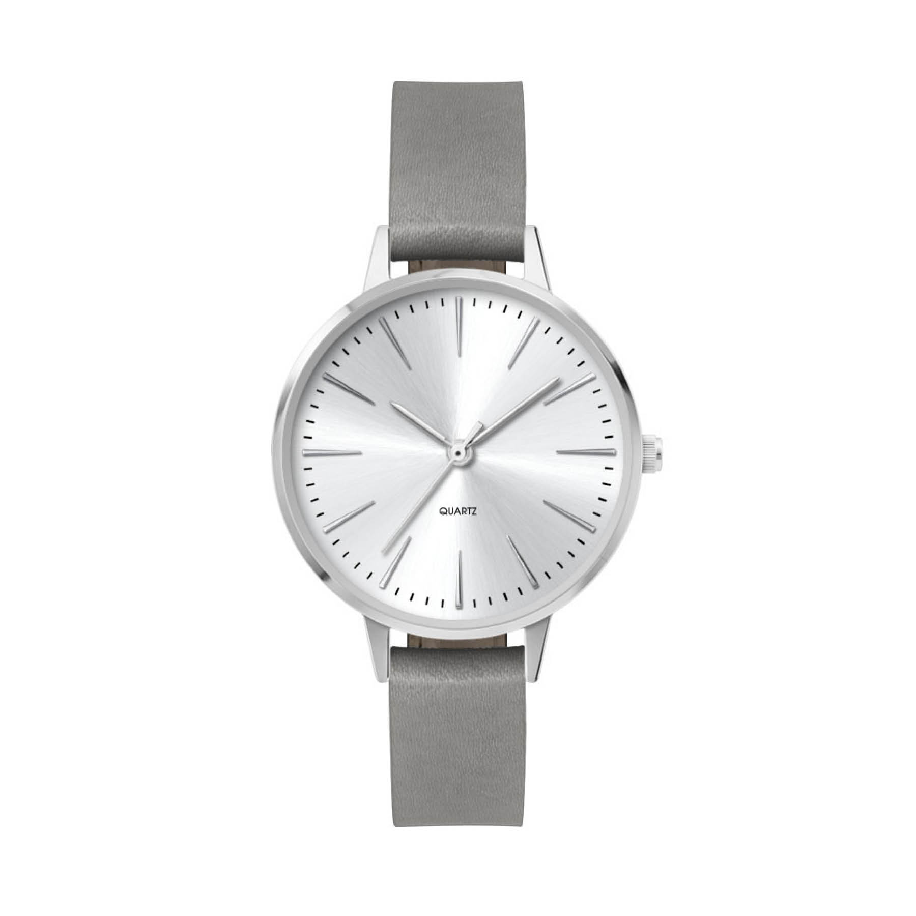 34MM, SILVER METAL CASE, 3-HAND MVT 4