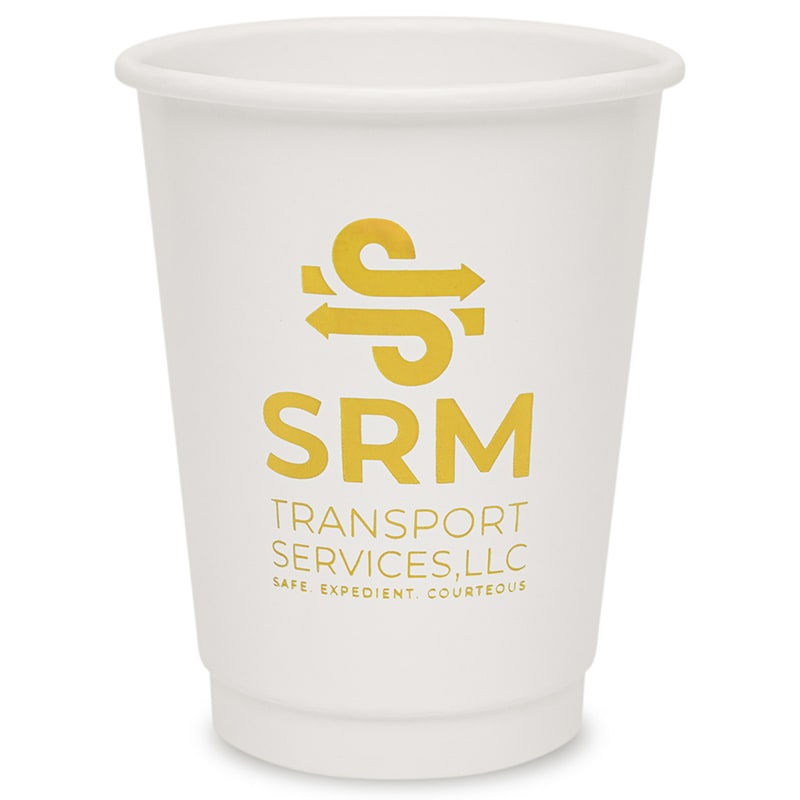Custom 12 Oz. Double Wall Paper Hot Cups 16