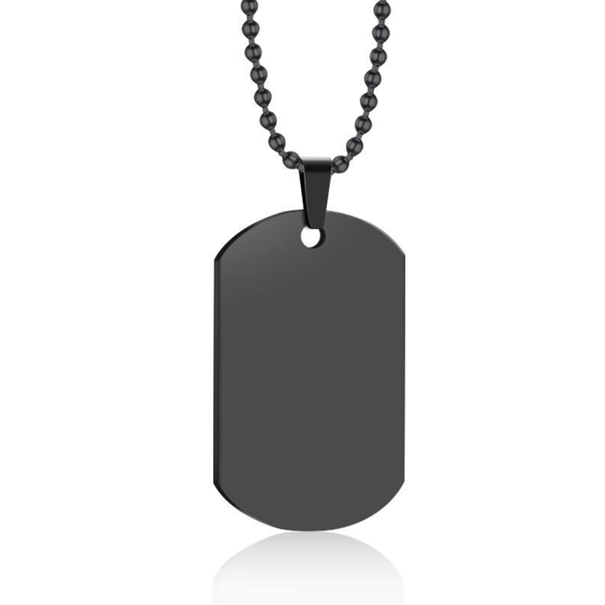 Personalized Dog Tag Pendant With Chain 1.97" Length X 1.1" Width 6