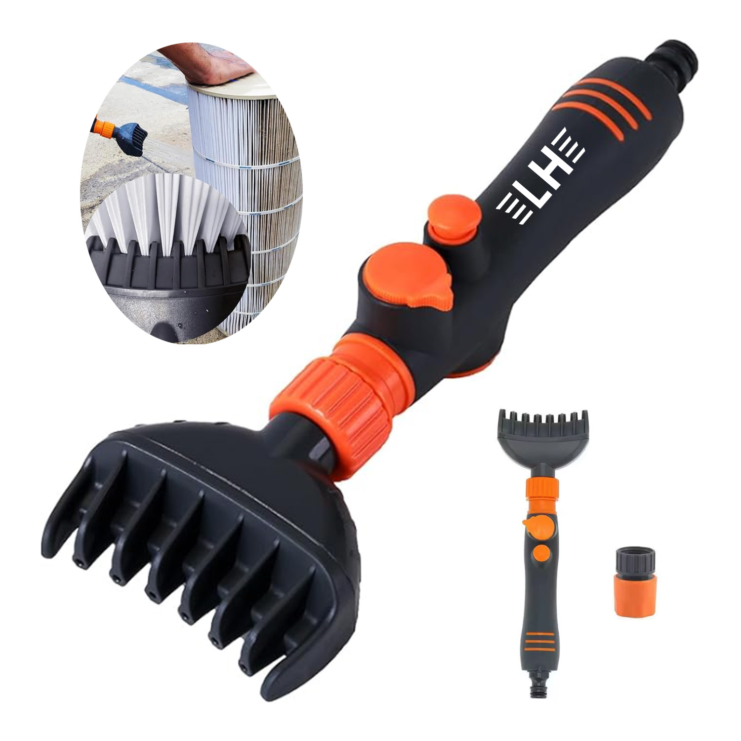Durable Pool Filter Maintenance Brush 2