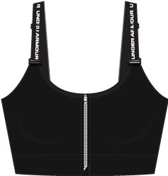 Women's UA Infinity 2.0 High Zip Sports Bra 1