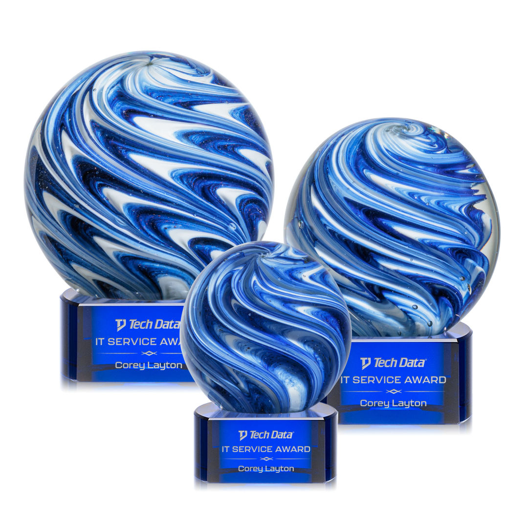 Naples Award on Paragon Base - Blue