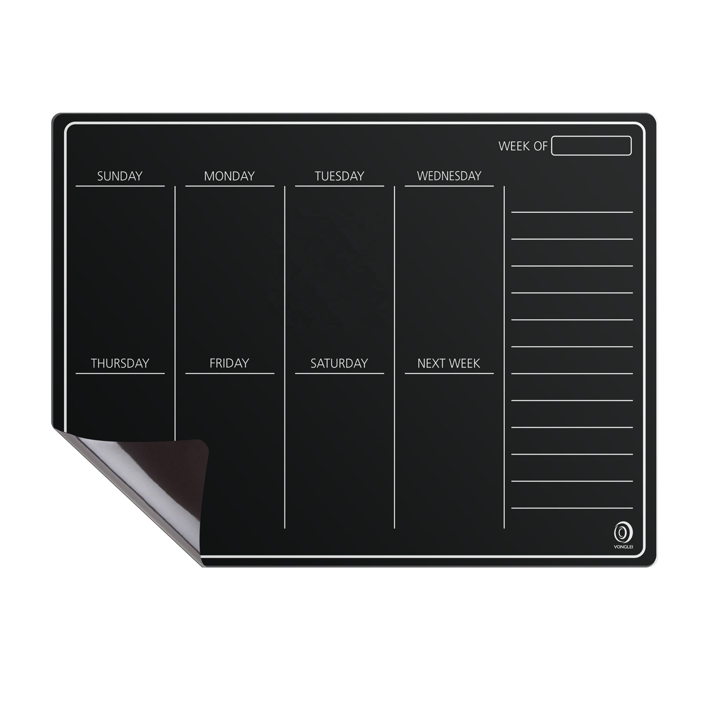 Magnetic Refrigerator Weekly Planner Chalk Board 3