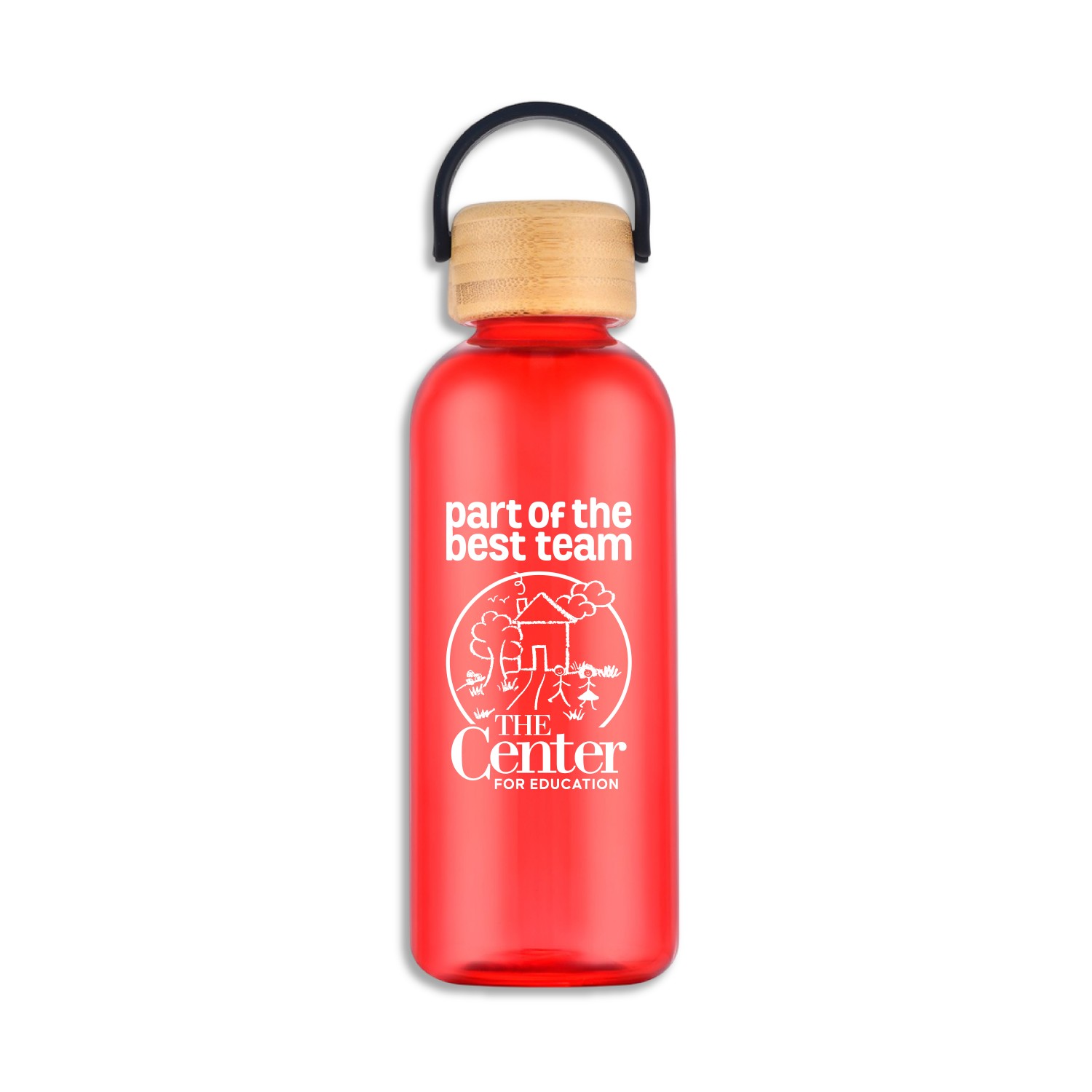 Vail 21 oz RPET Water Bottle with Bamboo Lid 18