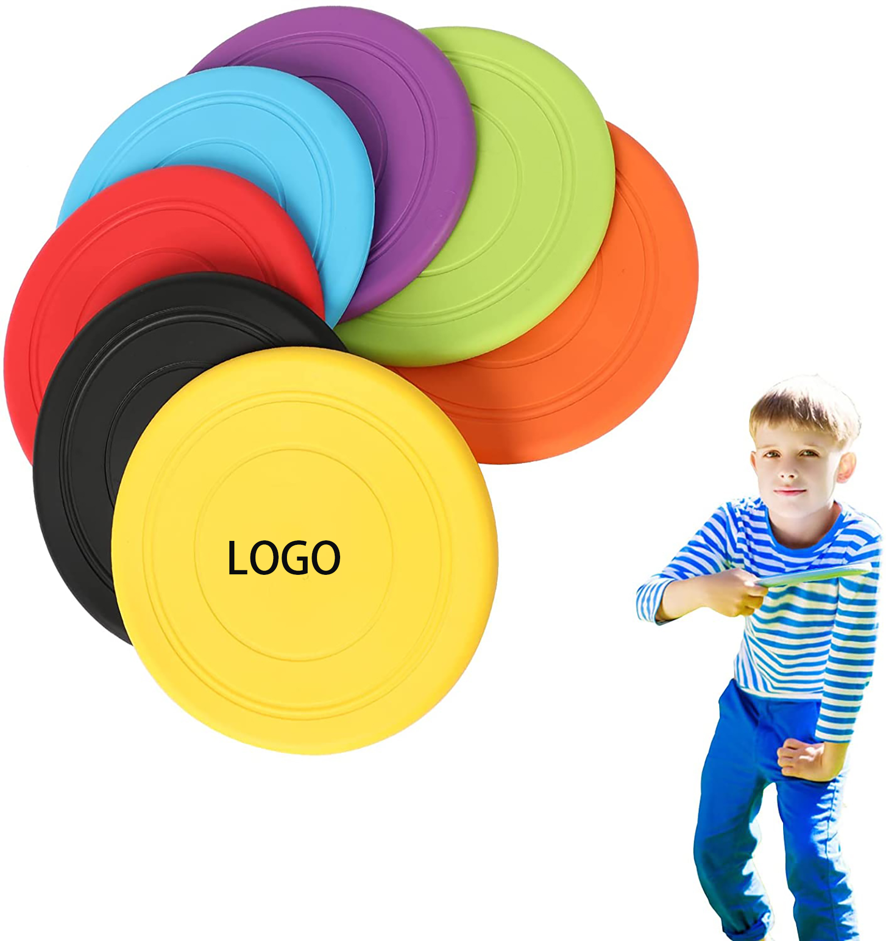 Non-Slip Silicone Flying Saucer/Discs Resistant Chew Dog/Pet/Puppy Toy 1