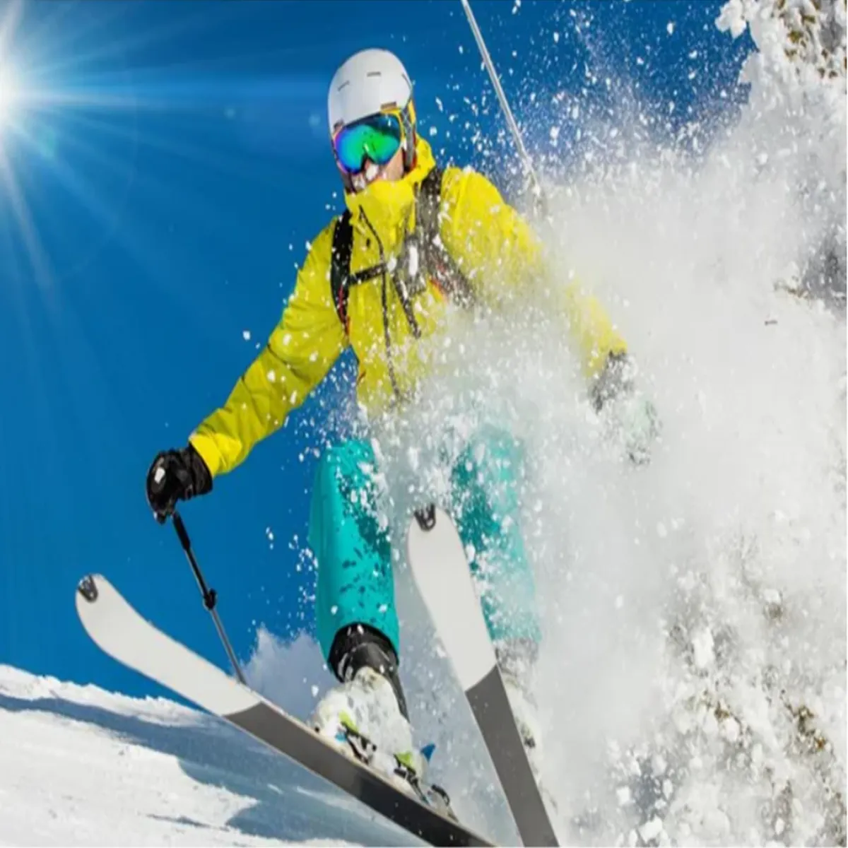 Double Layers Flow Anti-Ultraviolet Windproof Ski Goggles 5