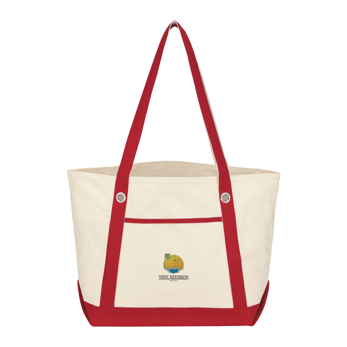 Medium Cotton Canvas Sailing Tote Bag 22