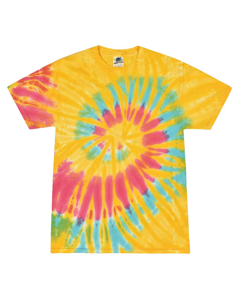 Unisex Multi-Color Tie-Dyed T-Shirt - 1000 5