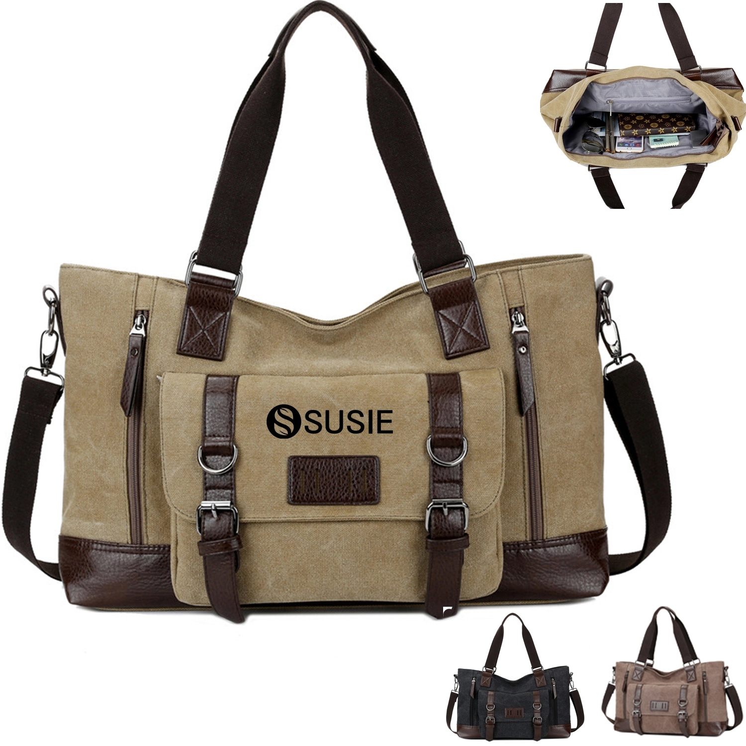 Canvas Travel Duffel Bag 1