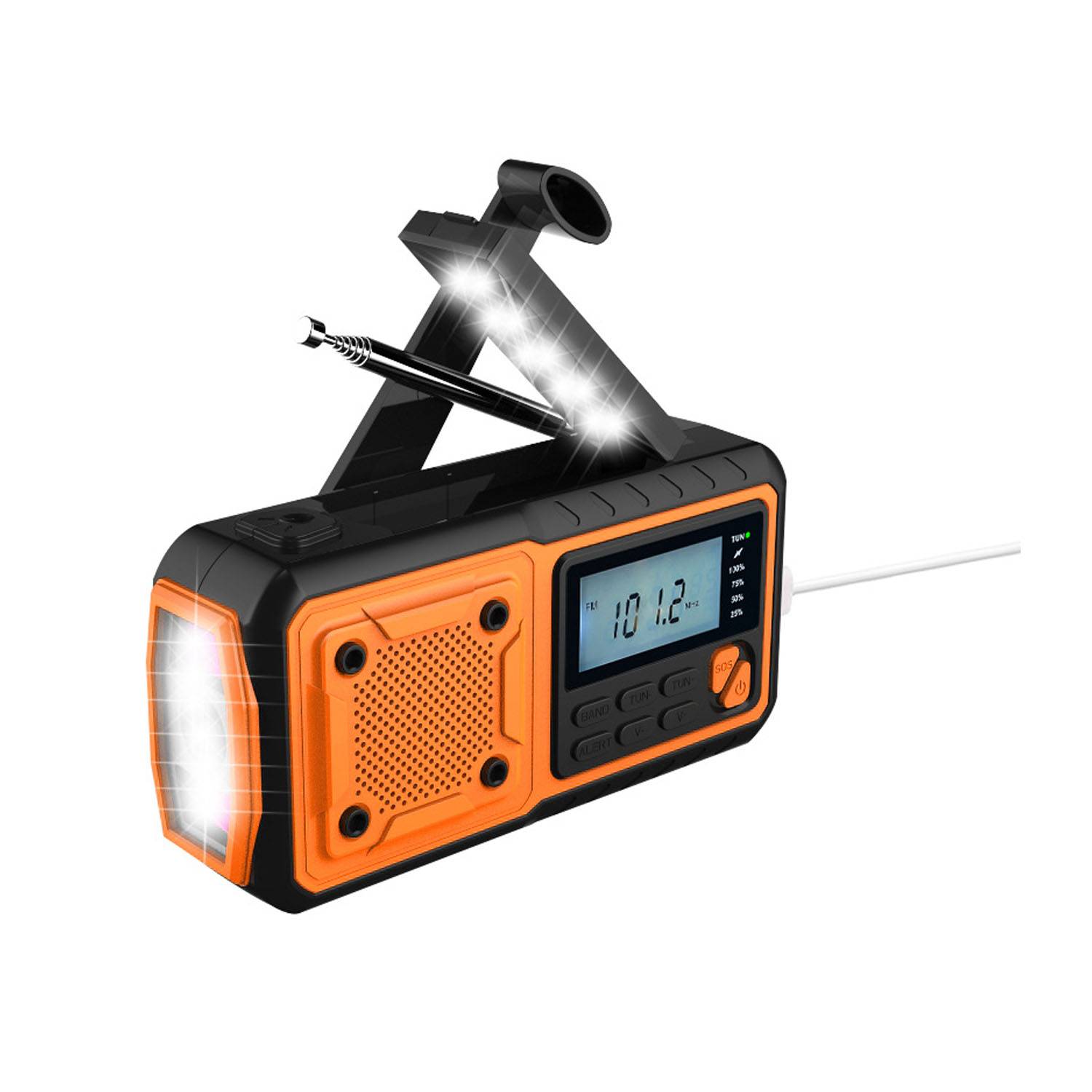 Emergency Rechargeable Multi-Functional Weather Radio 7