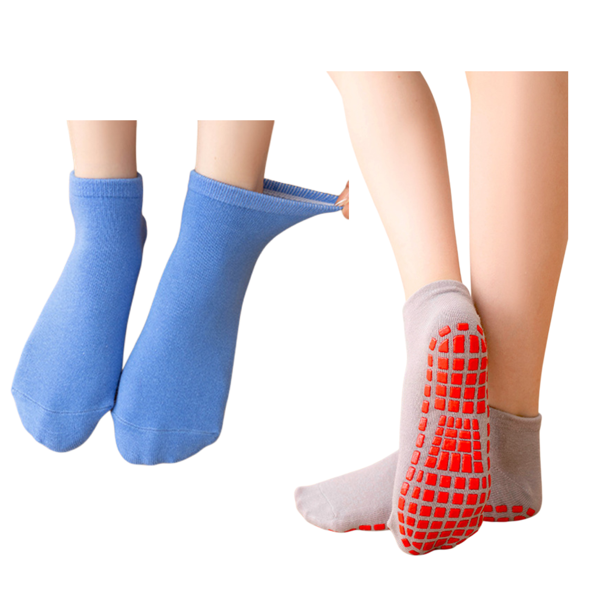 Workout Non-Slip Cotton Yoga and Pilates Socks 2