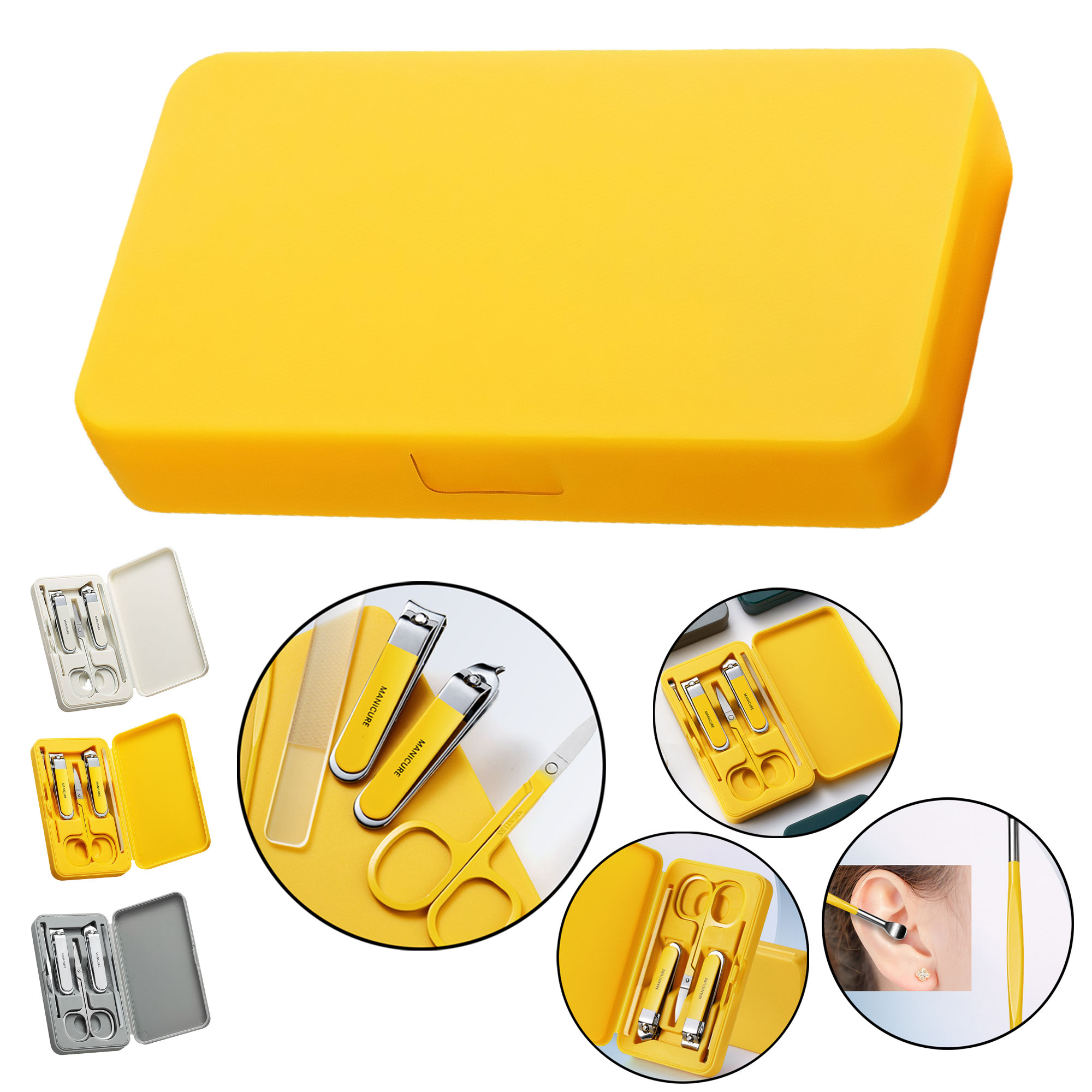 5-Piece Nail Clipper Set with Nail File 3