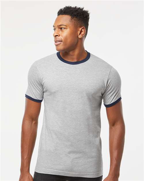 Unisex Fine Jersey Ringer T-Shirt - 246 5