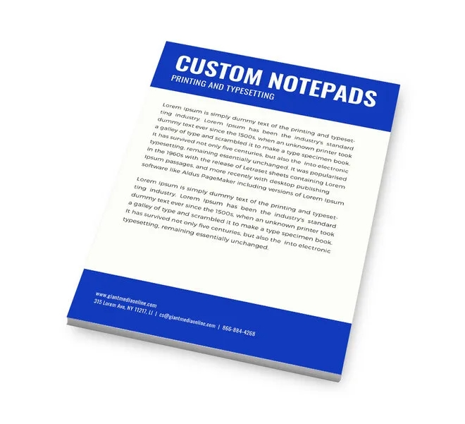Custom Notepads (5" x 7") 1