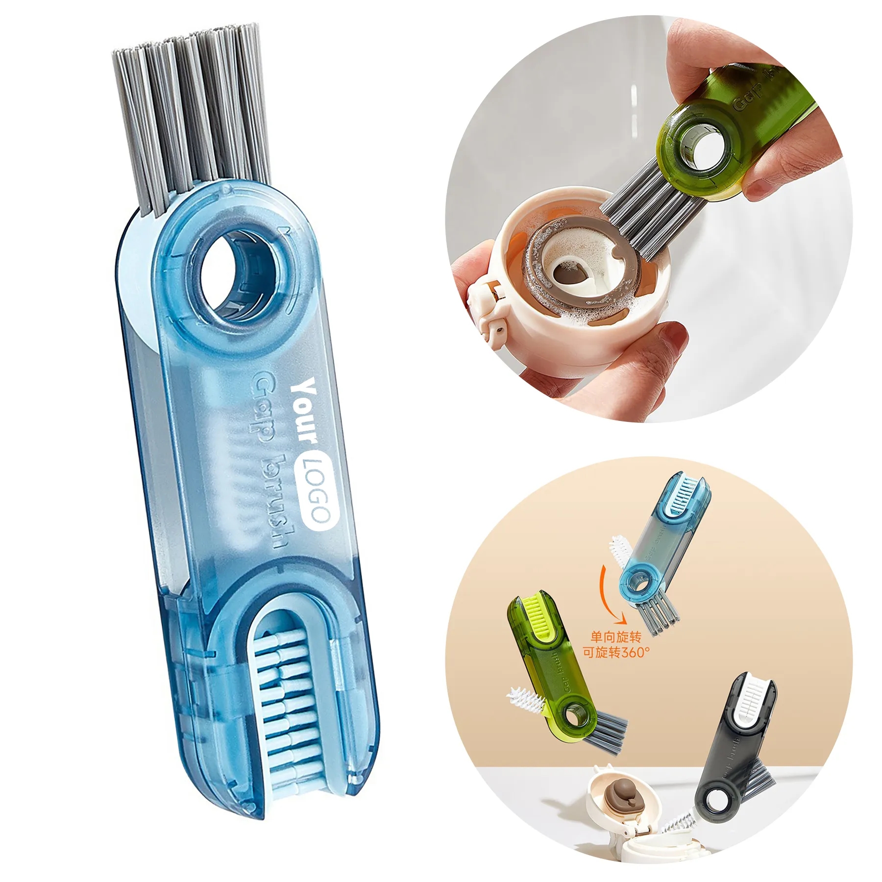 Plastic Groove Crevice Cleaning Brush 5