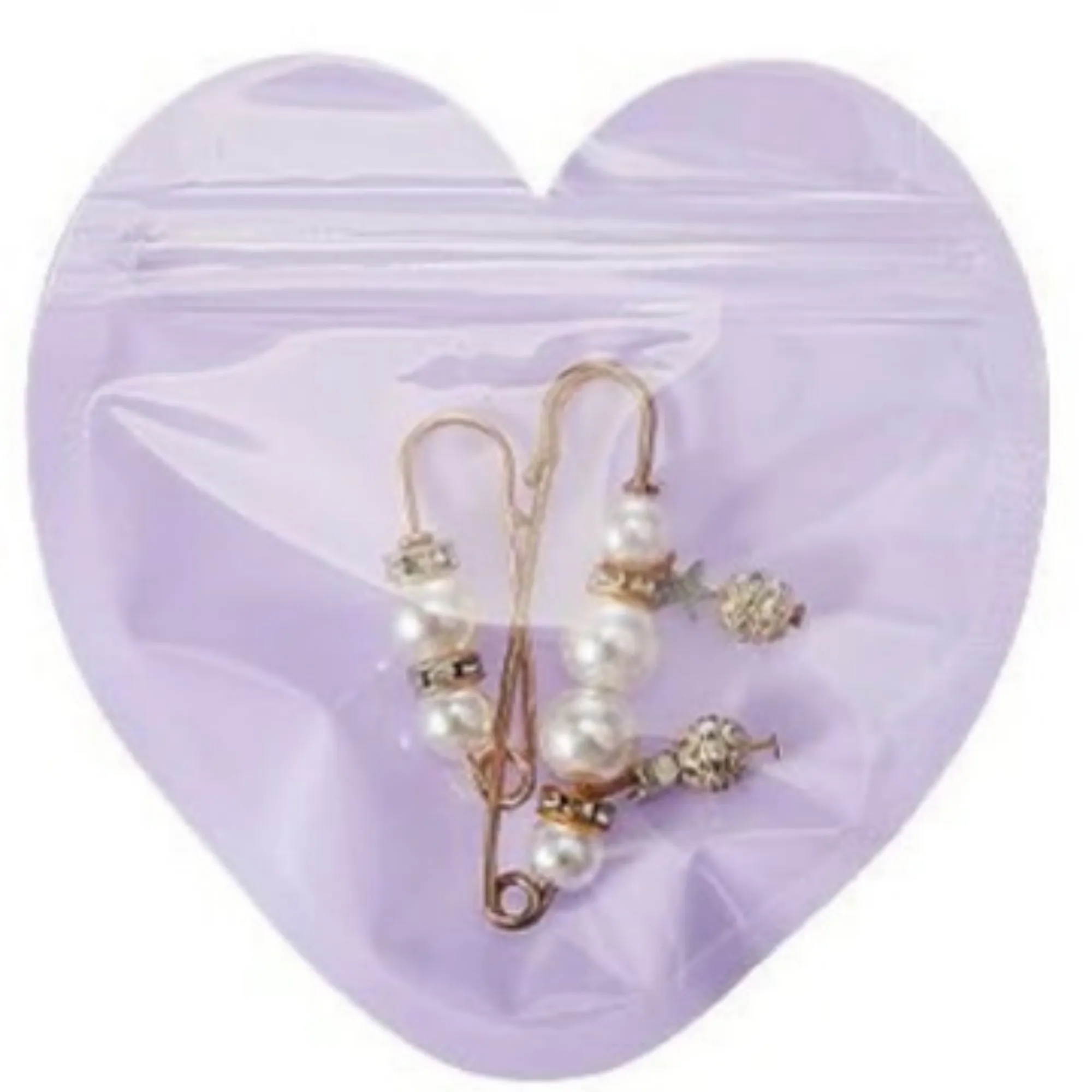 Heart Shape Jewelry Gift Packaging Bags 12