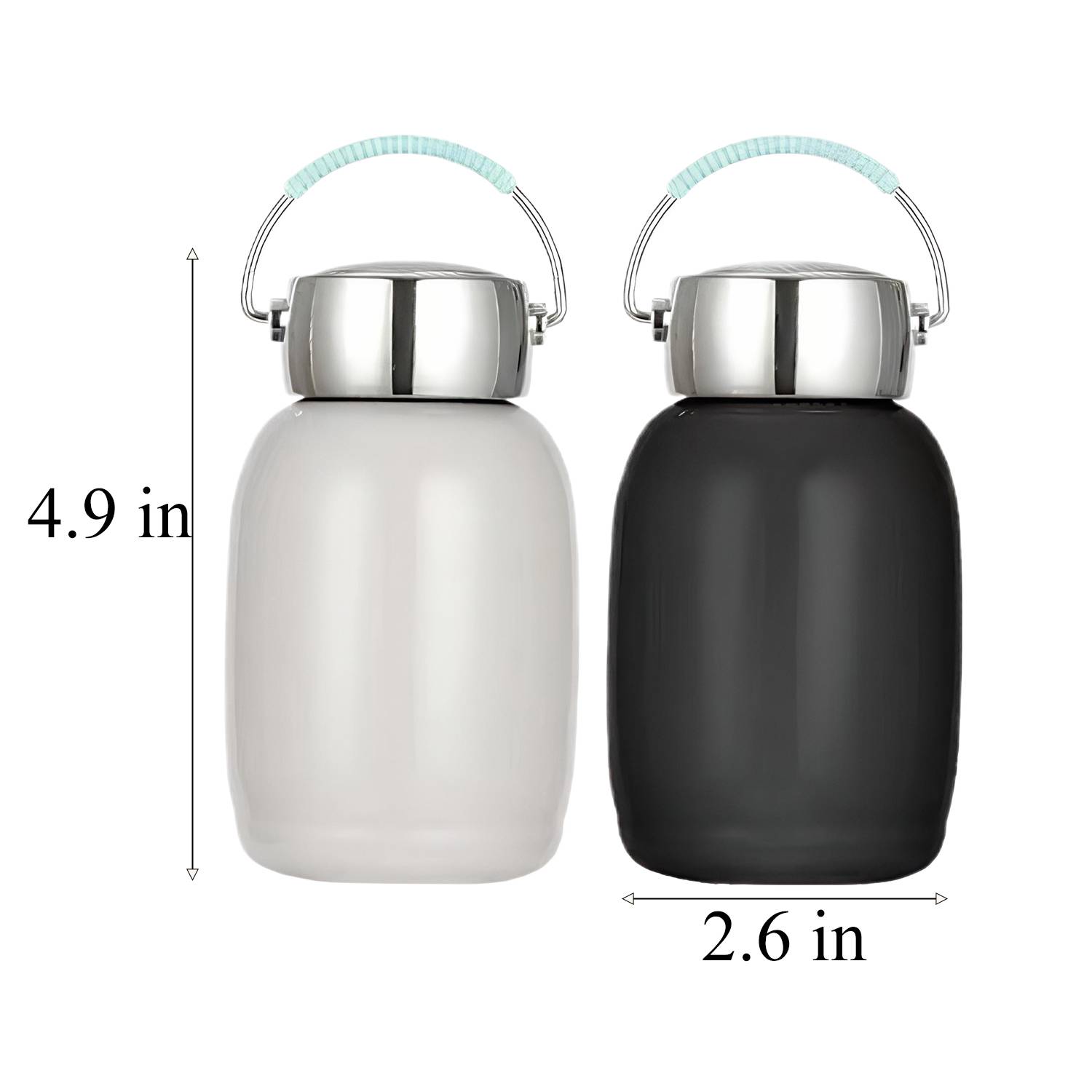 8.5oz Mini Portable Stainless Steel Thermos 9