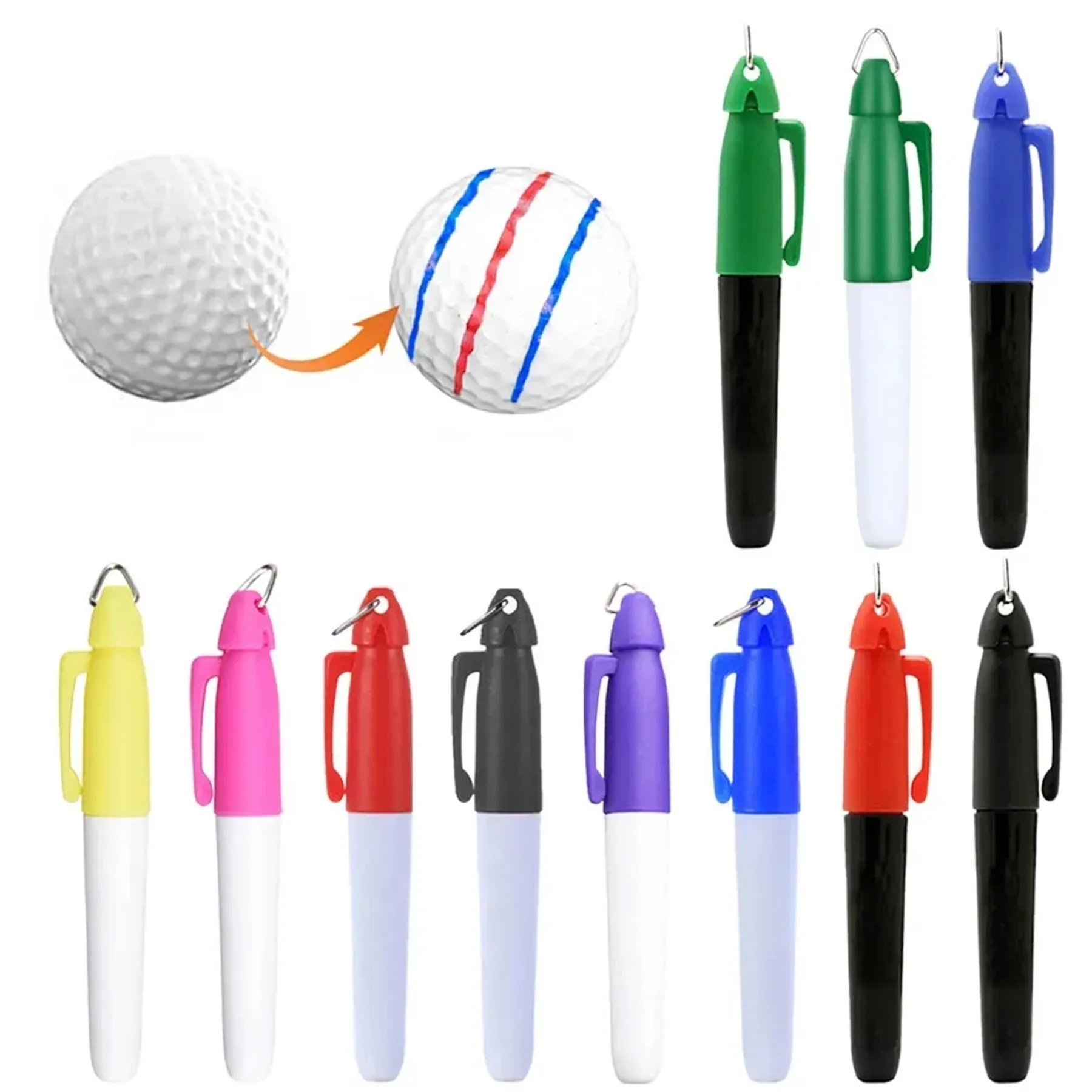 Golf Pen For Ball Liner Marker 9