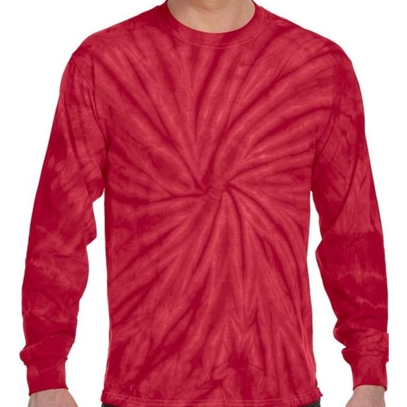 Tie-Dye 5.4 Oz., 100% Cotton Long-Sleeve Tie-Dyed T-Shirt 4