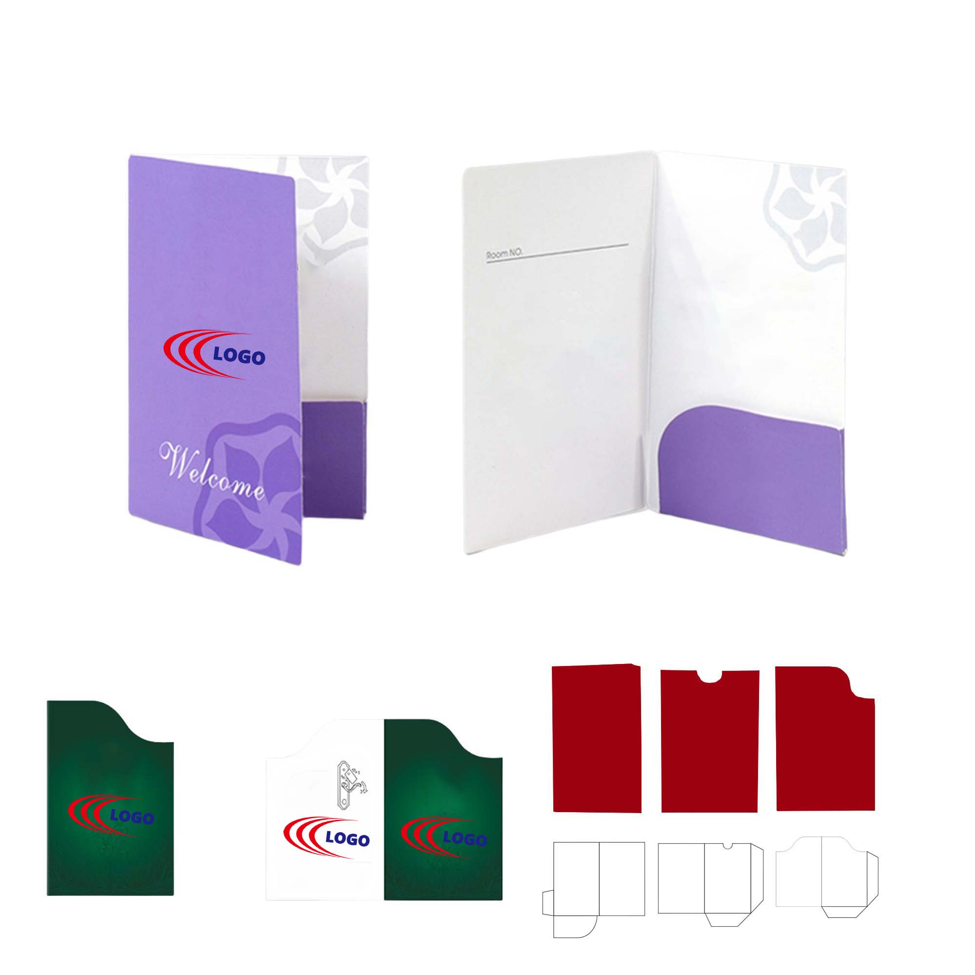 Full Color Printed Key Card Holder 2