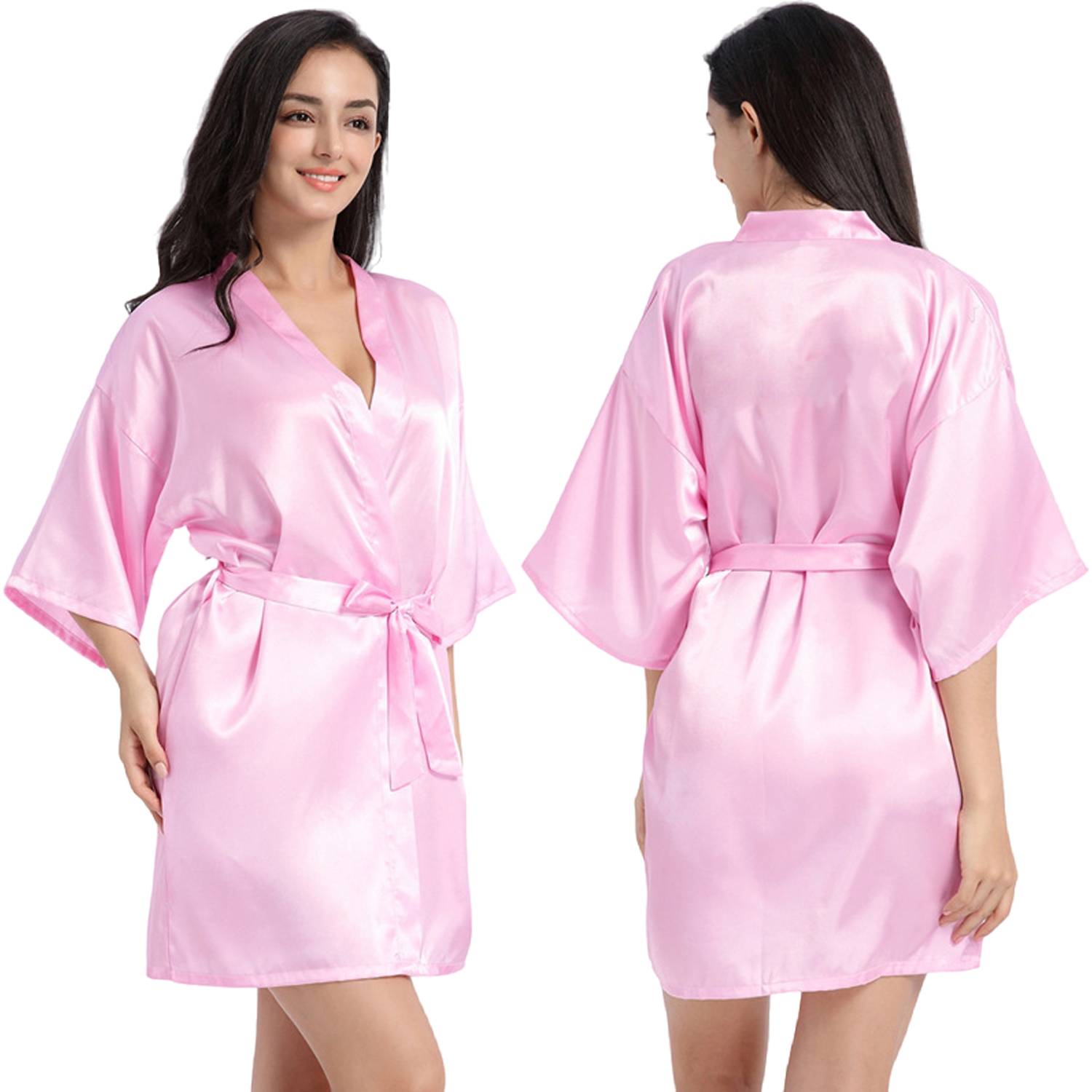 Lightweight Breathable Loungewear Summer Robe 12