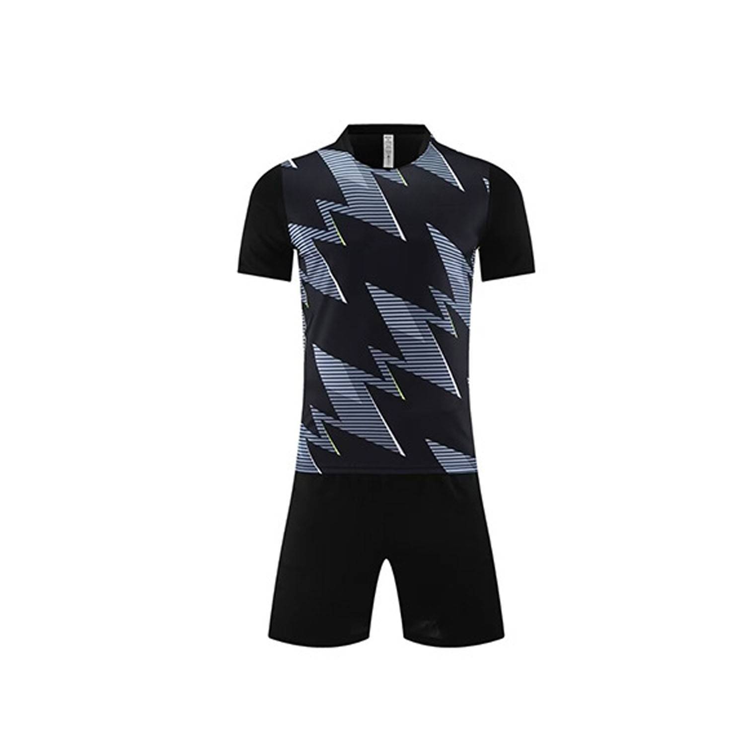 Breathable Polyester Short Sleeve Soccer Kit 5