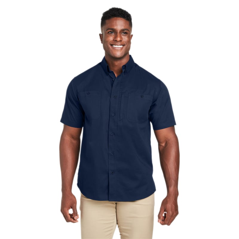 Harriton Men's Advantage IL Short-Sleeve Work Shirt 3
