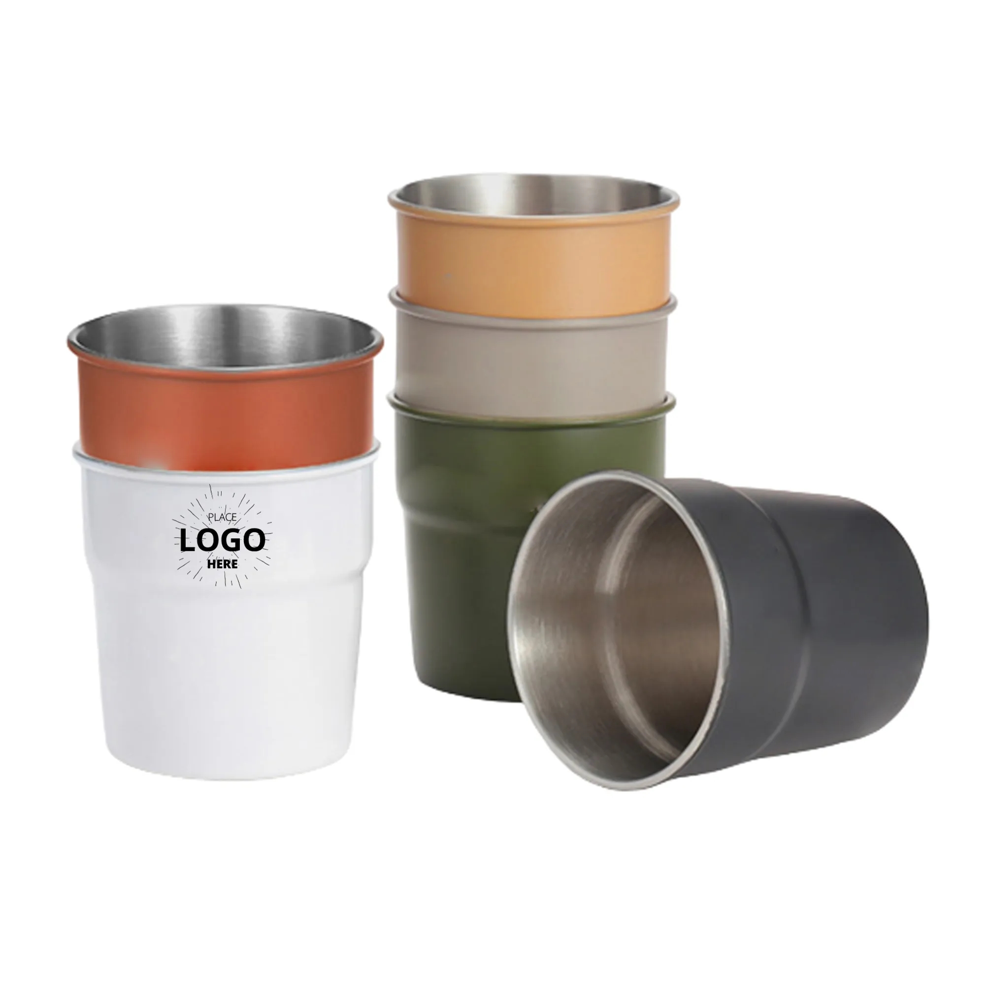 10 oz Stainless Steel Cup Camping Mug 1
