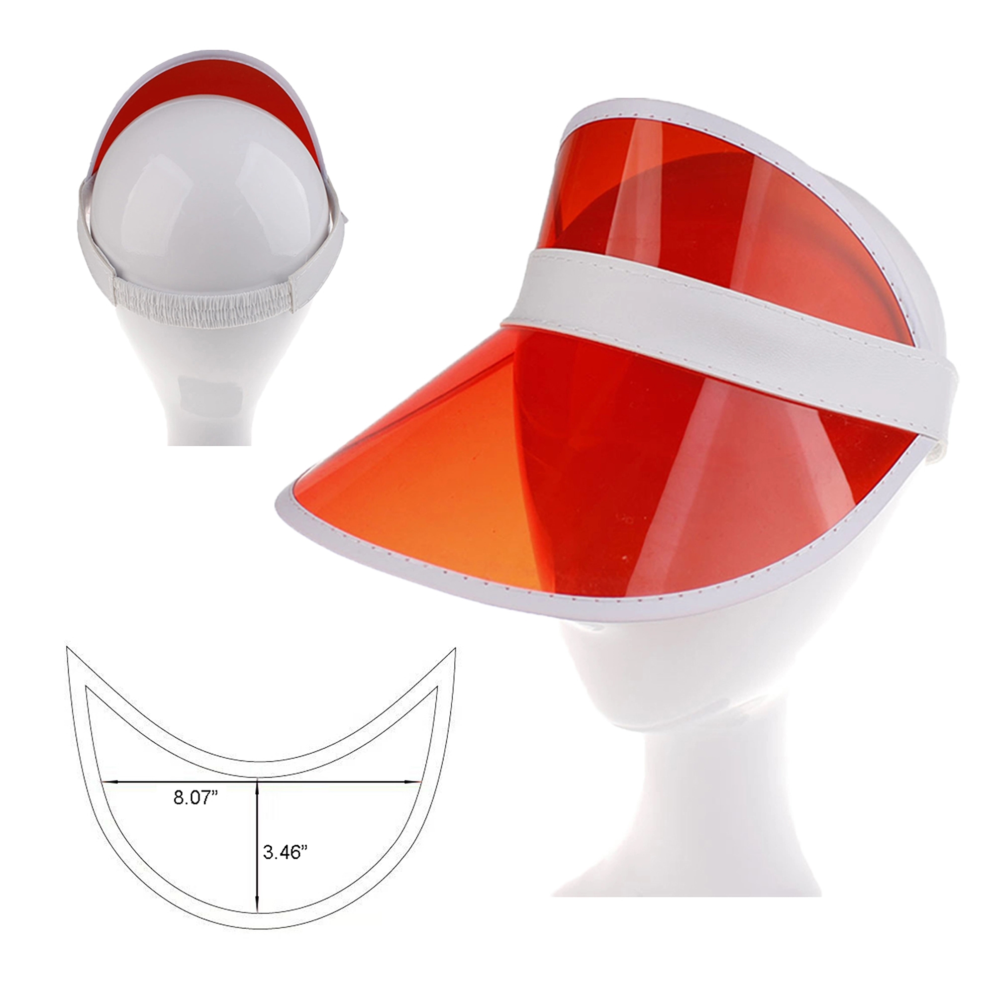 Rush Service UV Protection Sun Visor Hat Cap 7