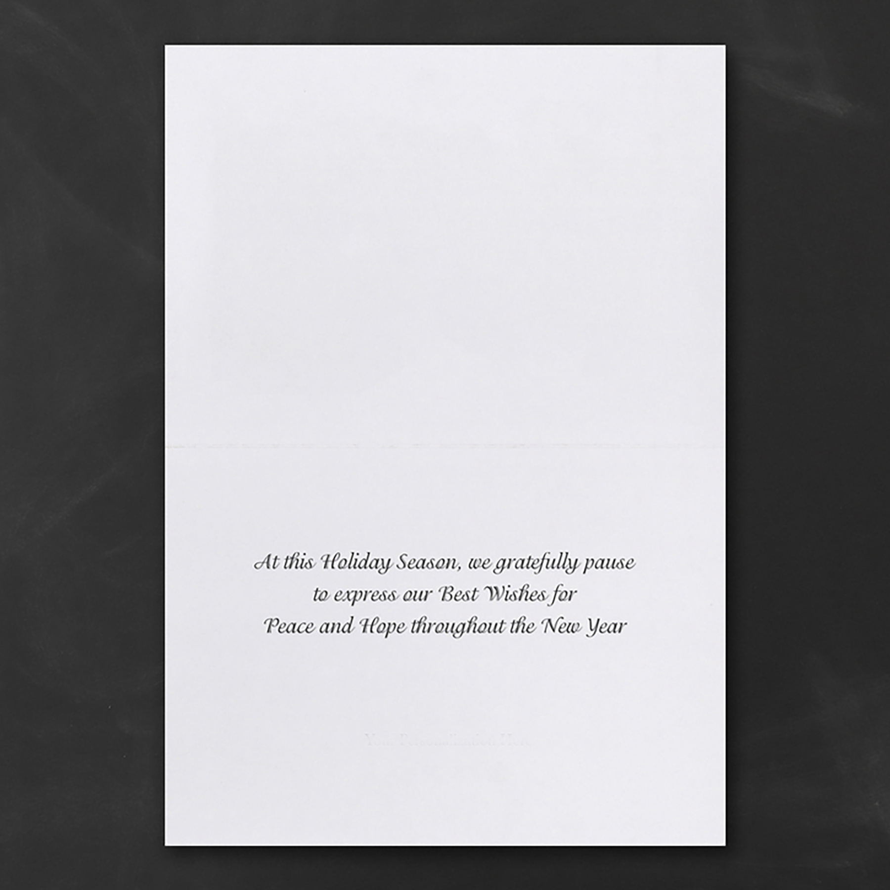 Colorful Hope Peace Joy Economy Holiday Card 1