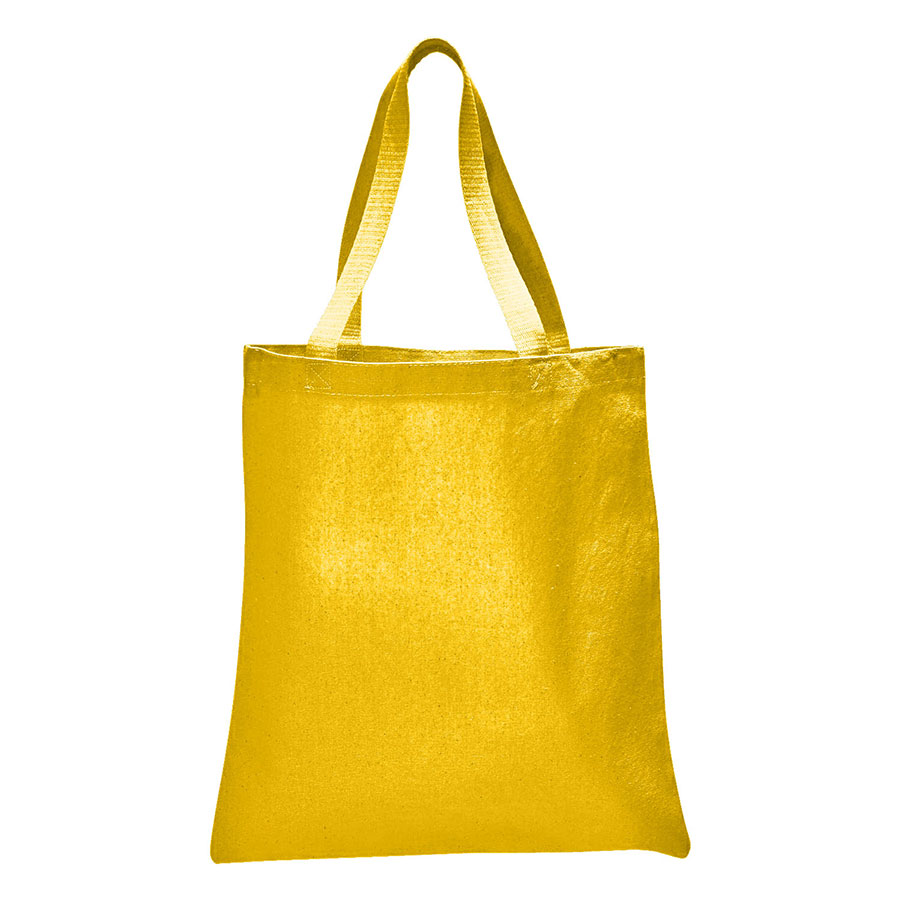 Value 6 oz Cotton Canvas Tote Bag - 15"W x16"H x 3"D x 25