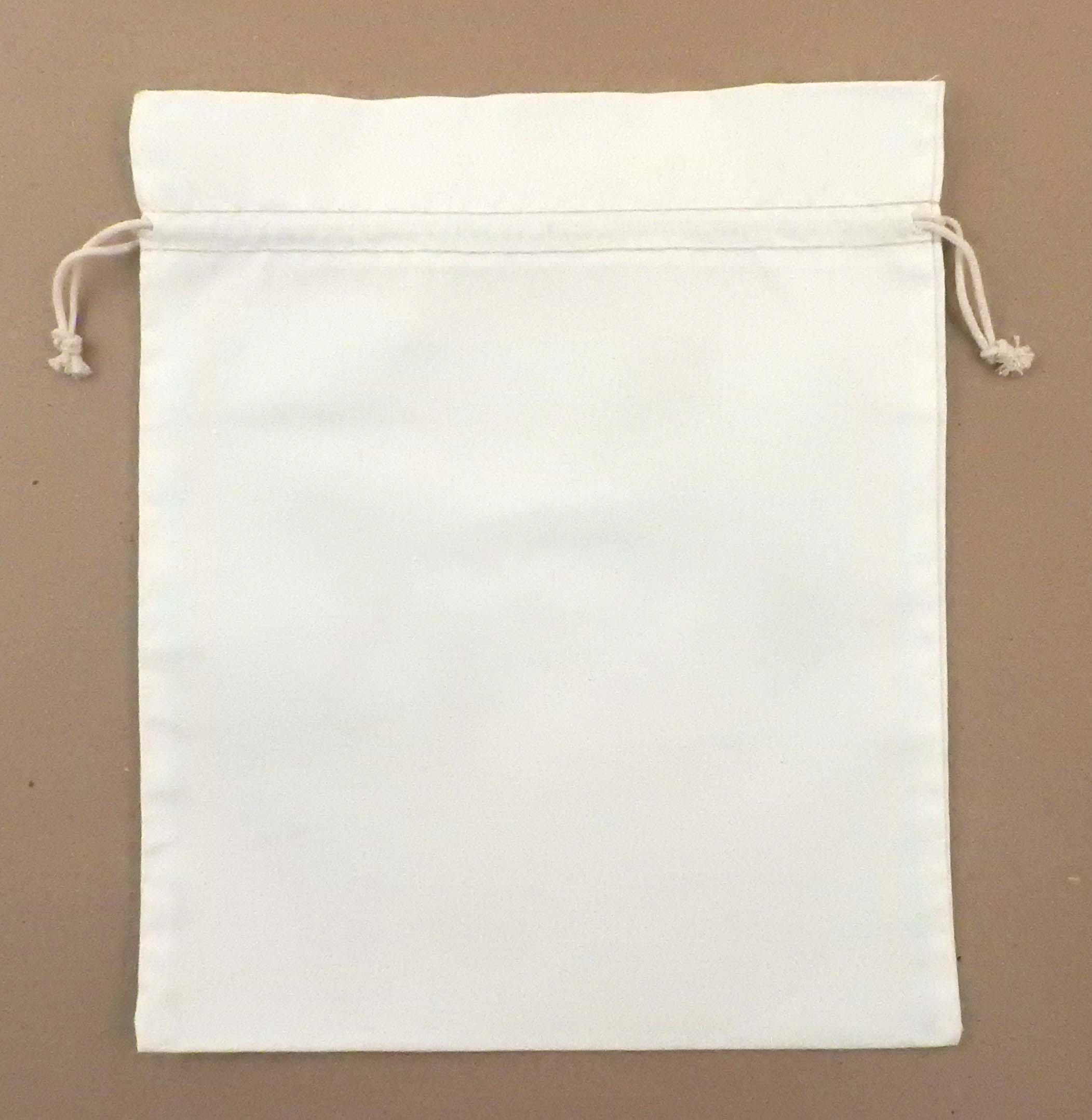 "Duplex" Cotton Double Drawstring Bag 10 x 12" 2