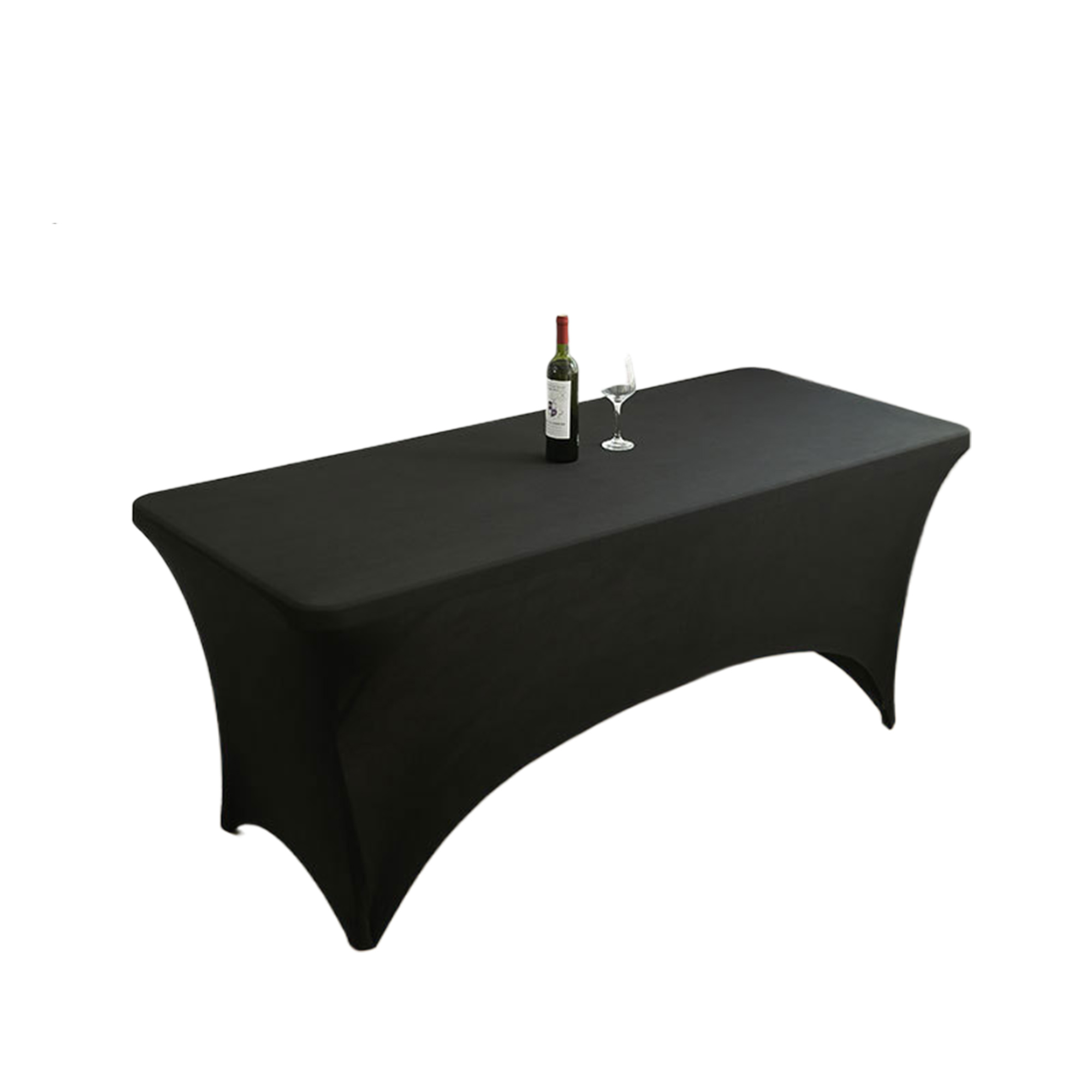 MOQ1 Premium 6FT Stretch Fit Table Cover for Events 1