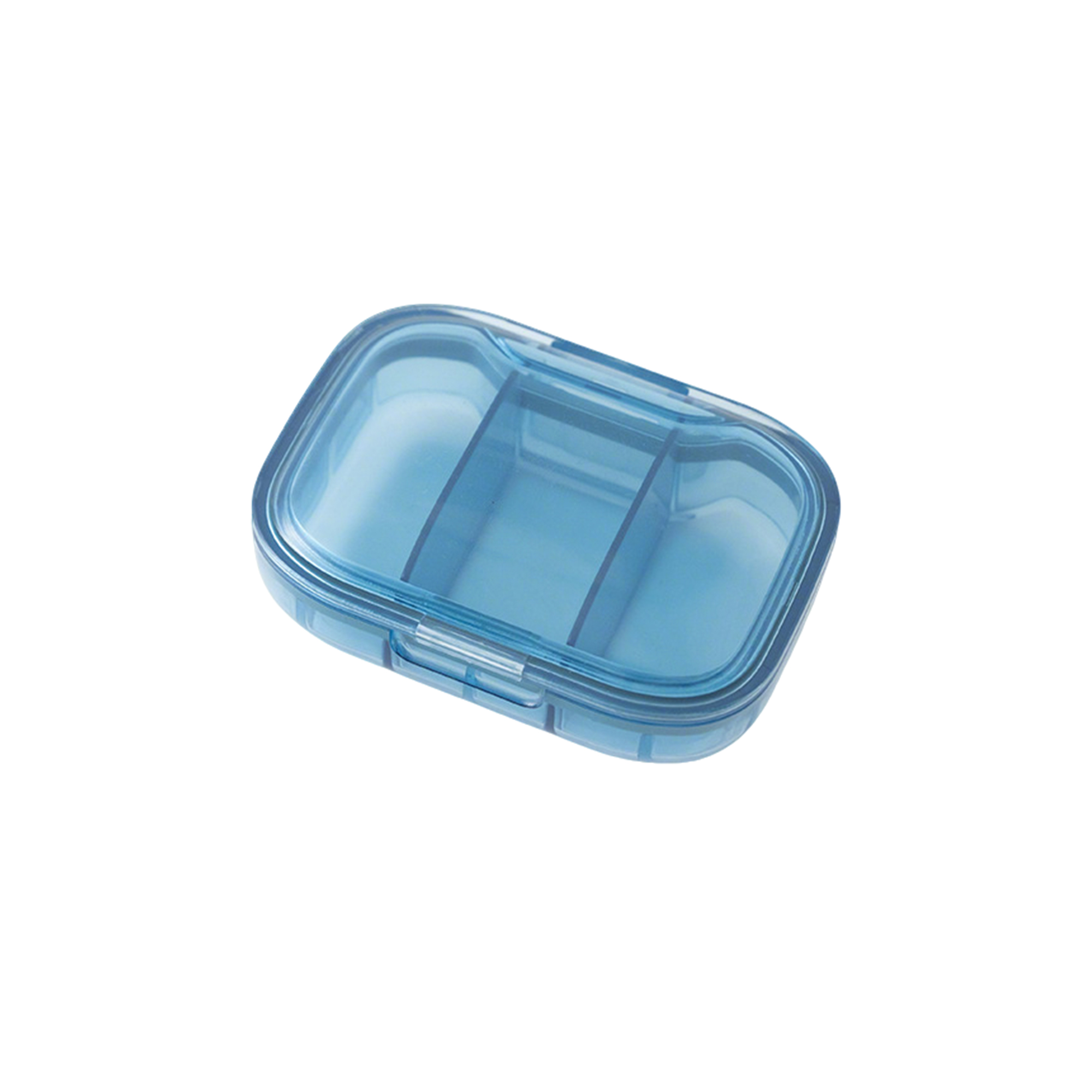 Compact Triple Slot Travel Pill Organizer ABS 4