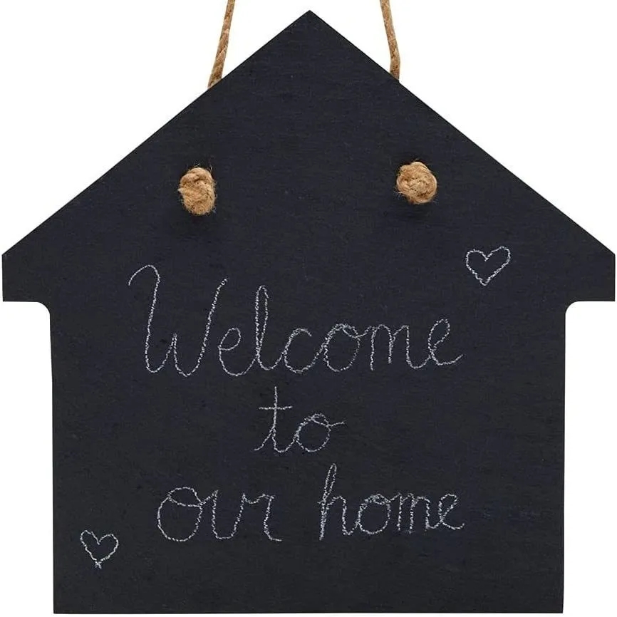 Slate Signboard Serves As A Writing Board Door Plate. 3