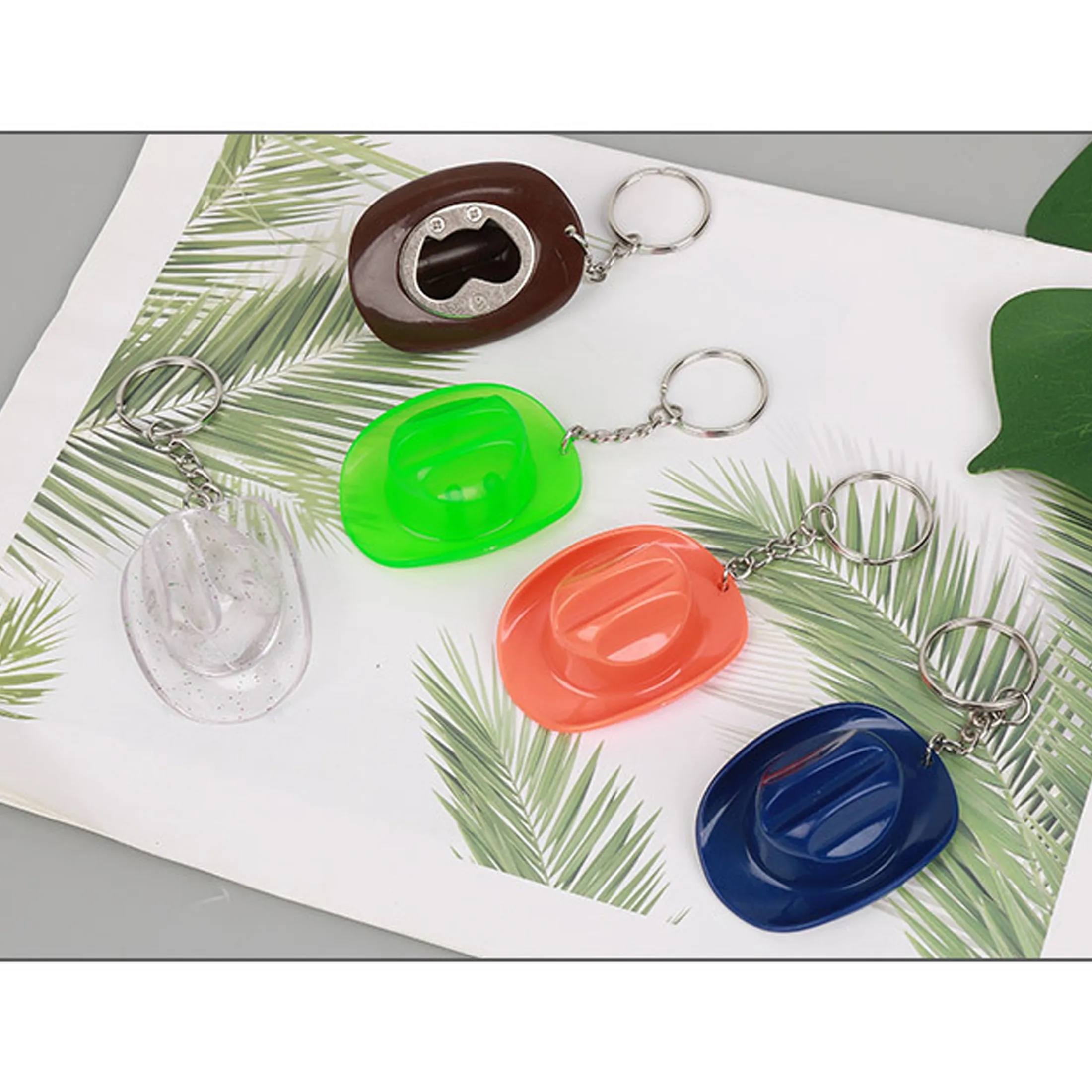 Cowboy Hat Bottle Opener Keychain 3