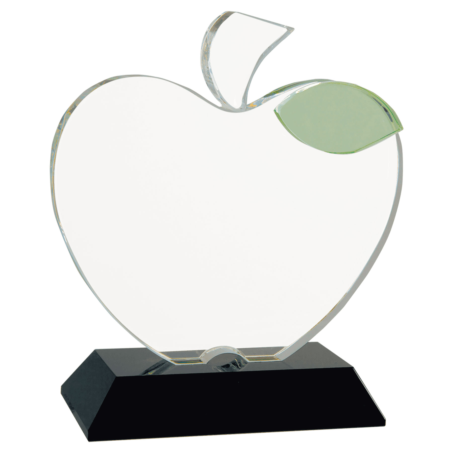 Crystal Apple on Black Stand 3