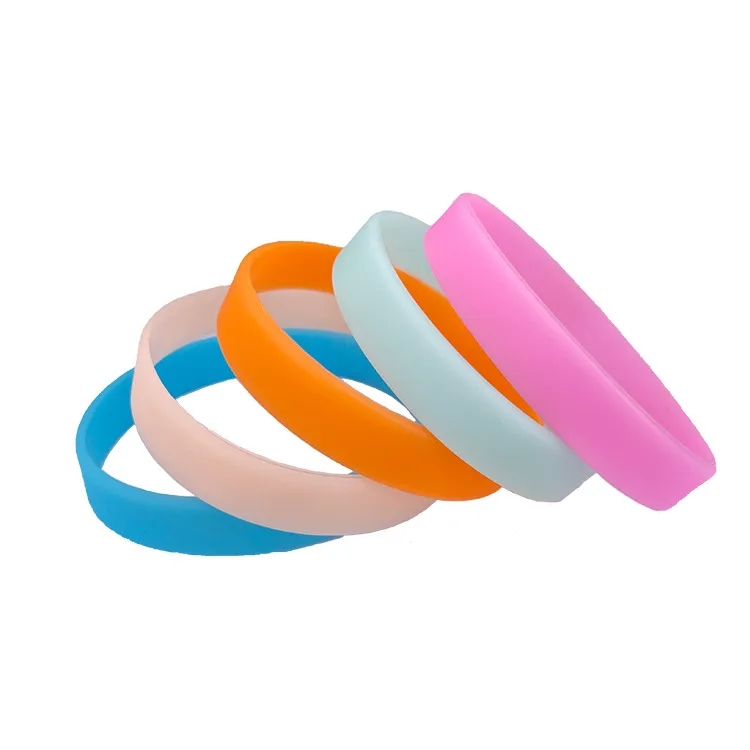 Fluorescent silicone bracelet 1
