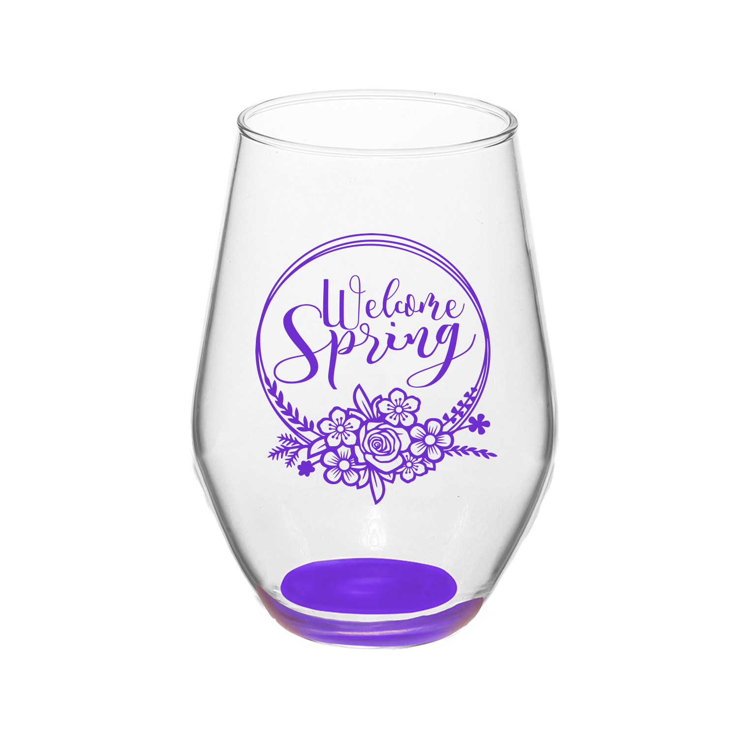 19oz Brigid Stemless Red Wine Glasses (1 Color) 6