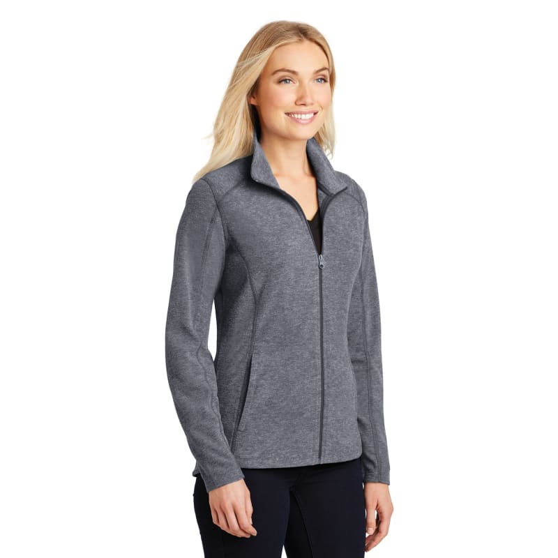 Port Authority Women's Heather Microfleece Full-Zip Jacket. 18