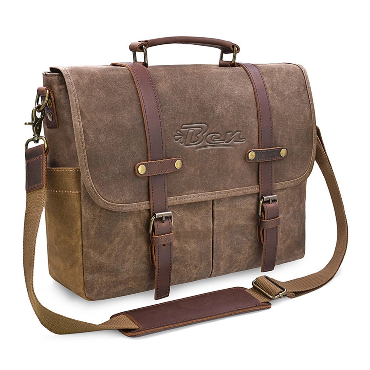 Mens Messenger Bag 15.6 Inch Waterproof 2