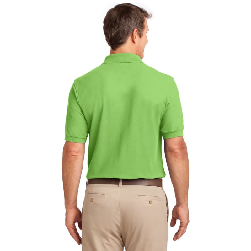 Port Authority Silk Touch Polo With Pocket. 9