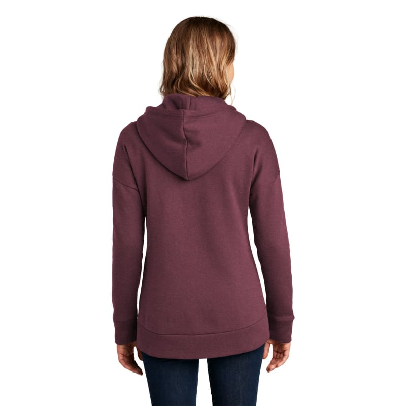District Women's Perfect Weight Fleece Drop Shoulder Full-Zip Hoodie 13