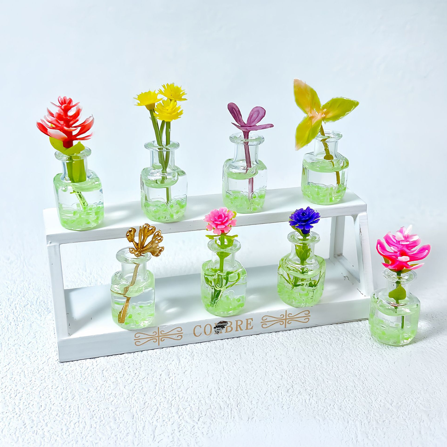Glowing Square Bottle Plant Pot 4