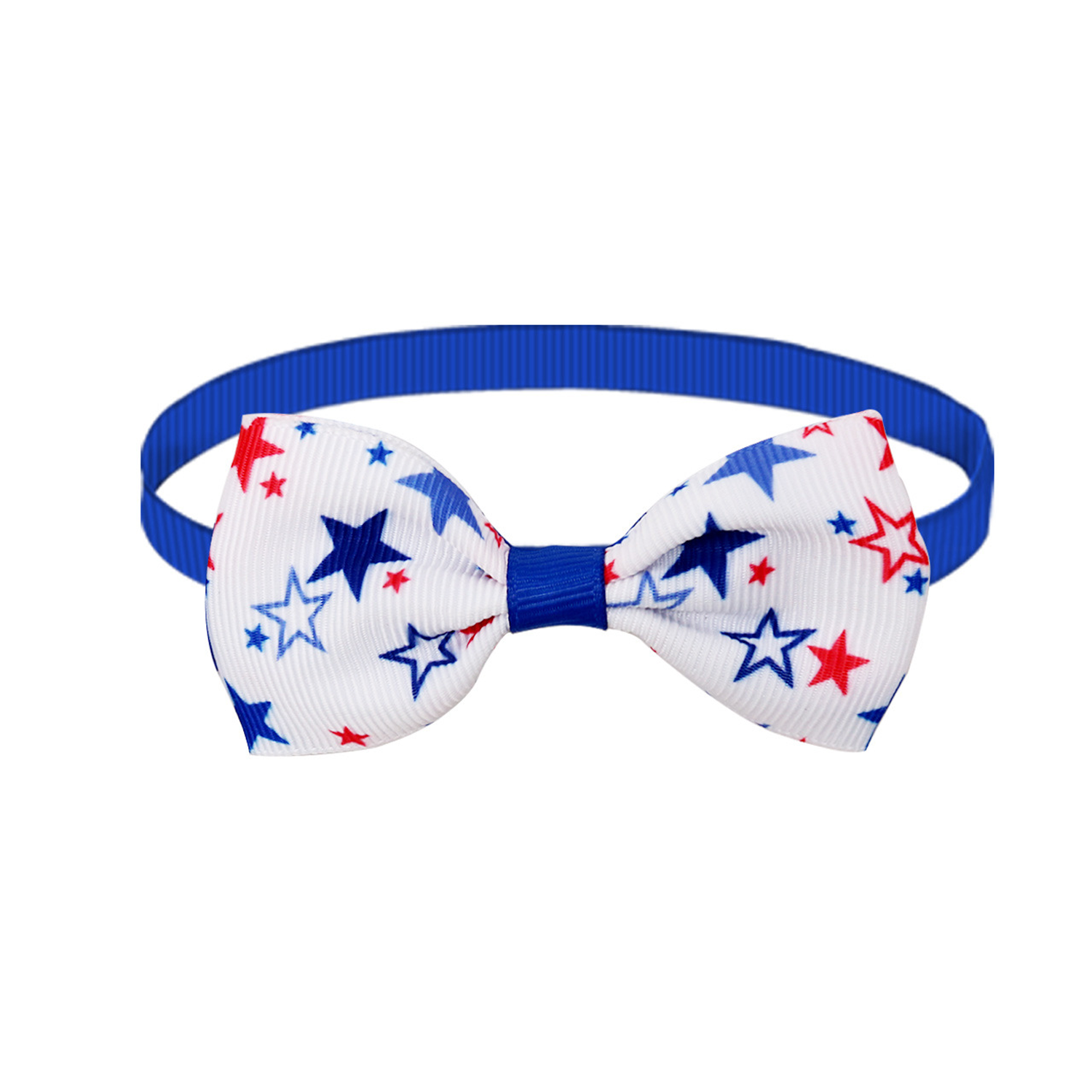 Adjustable Patriotic Ribbon Pet Bow Tie 8