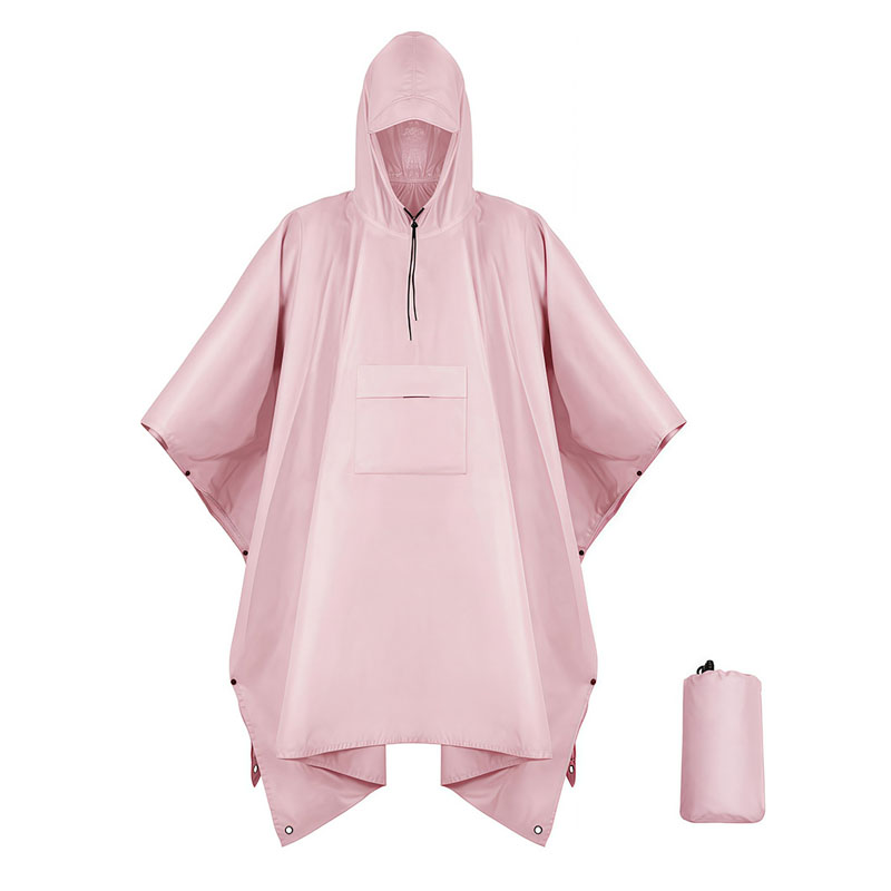 Multi-functional 3-in-1 Sleeved Poncho In Pouch 6