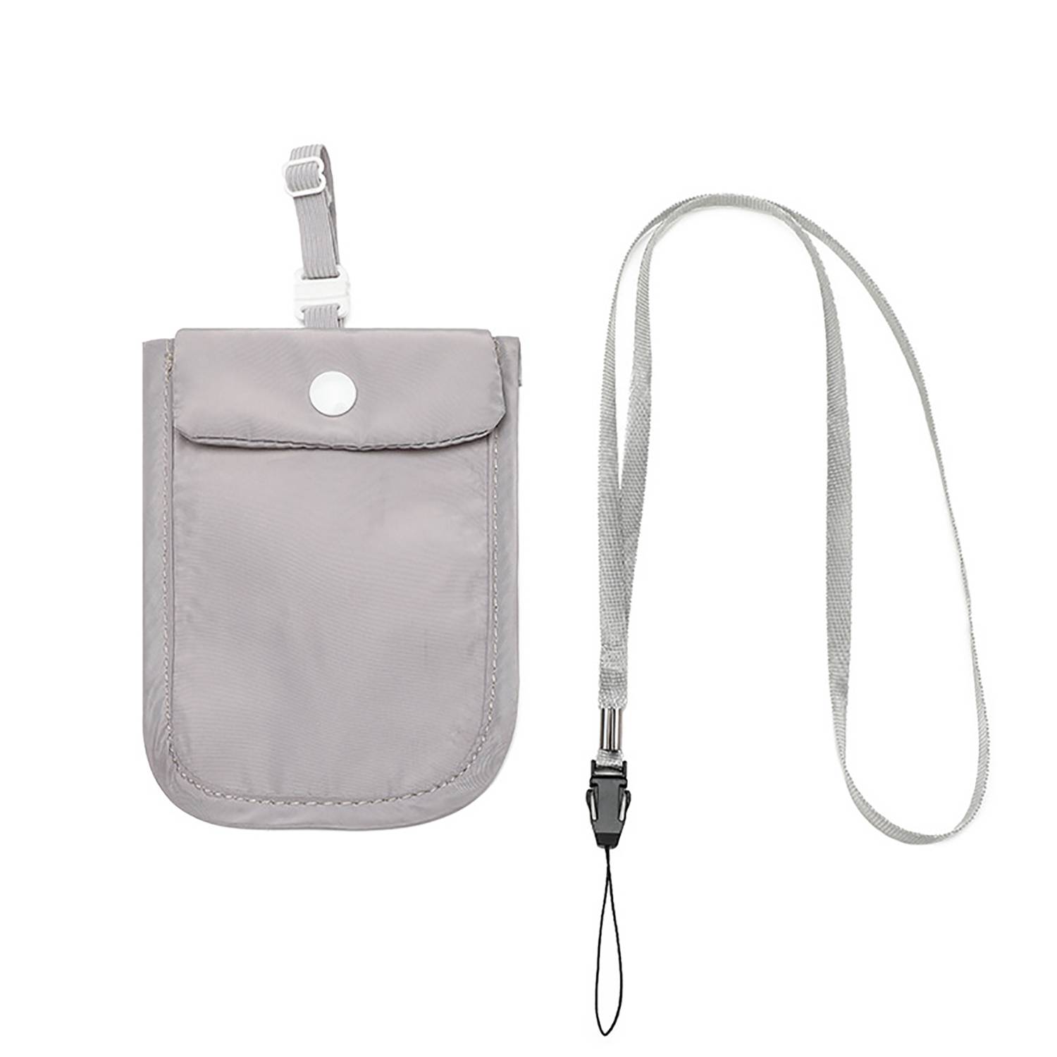 Women'S Compact And Durable Nylon Coin Purse W/ A Strap 2